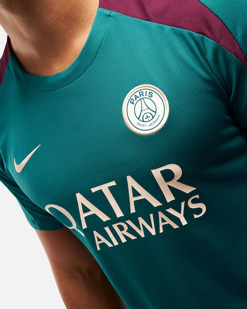 Camiseta entrenamiento PSG 2024/2025 Turquesa/Burdeos - Footkorner