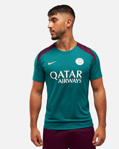 Camiseta entrenamiento PSG 2024/2025 Turquesa/Burdeos - Footkorner