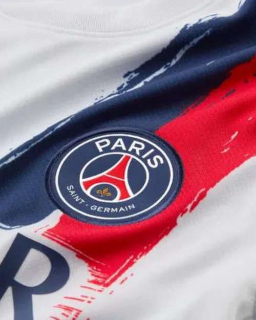 Camiseta PSG Segunda 2024/2025 - Blanco/Azul/Rojo - Footkorner