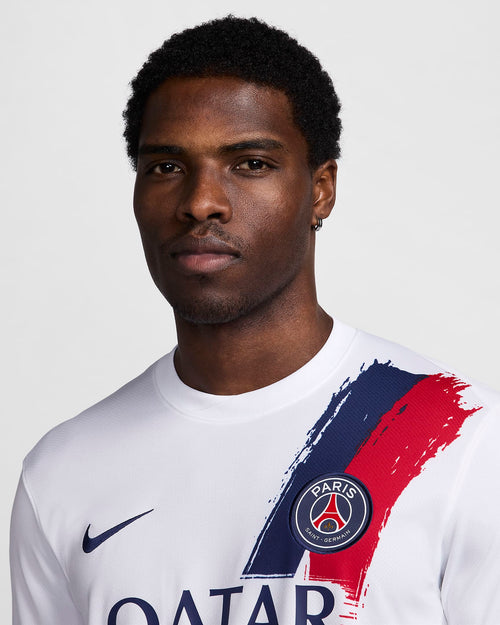 Camiseta PSG Segunda 2024/2025 - Blanco/Azul/Rojo - Footkorner