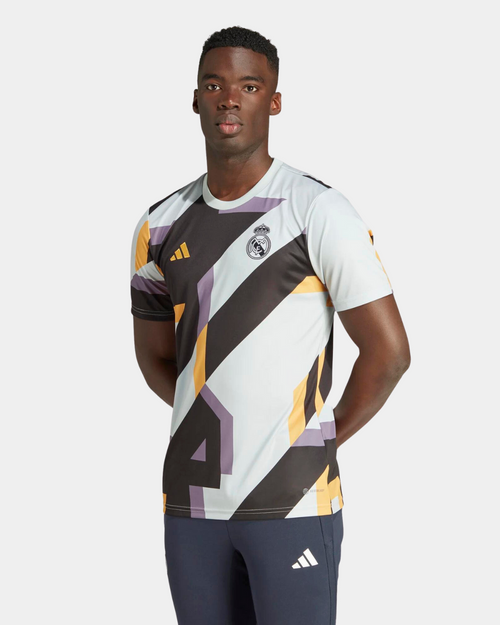 Maillot d'entrainement Real Madrid 2023/2024 - Blanc/Gris/Violet - Footkorner