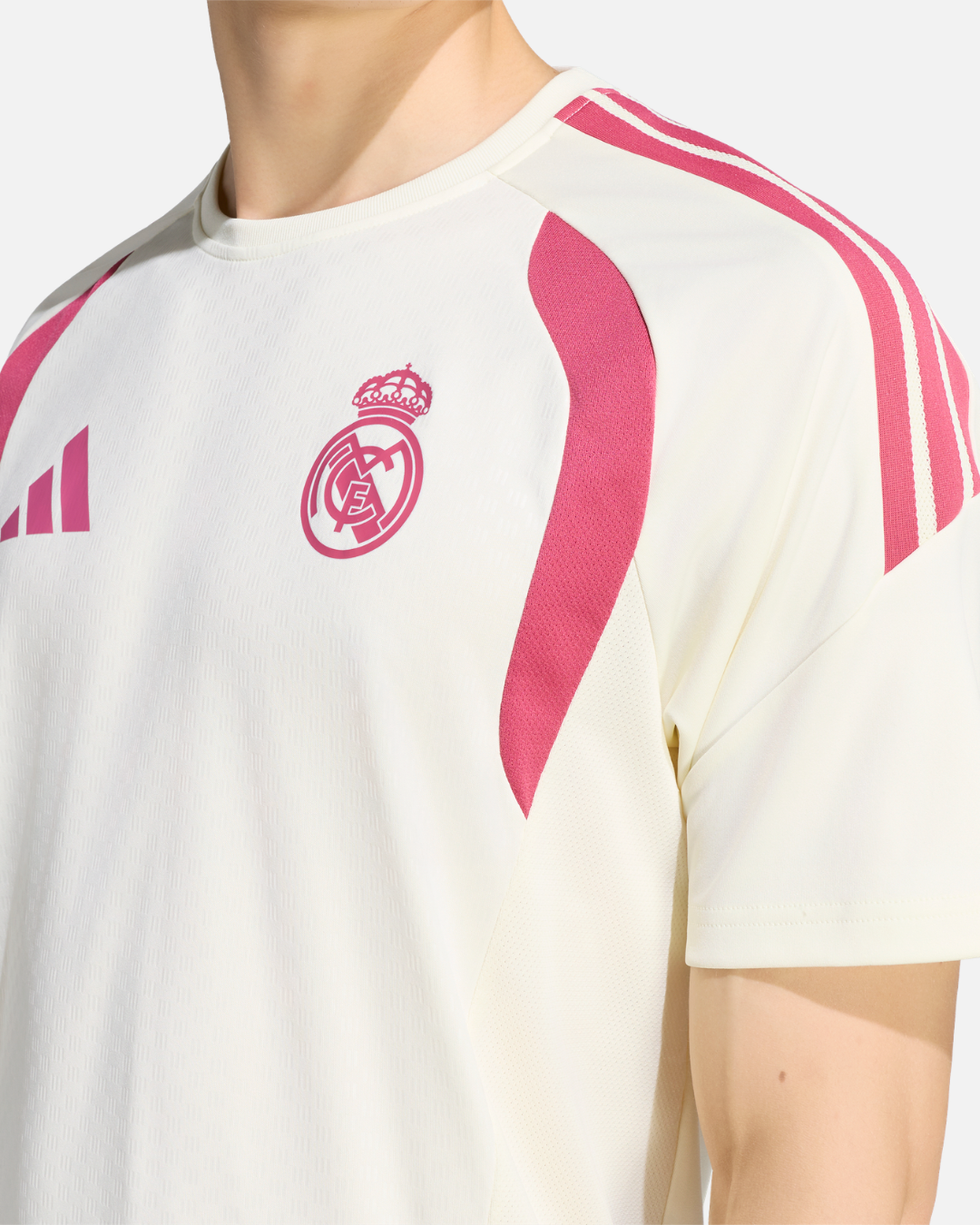 FootkornerReal Madrid Trainingsshirt 2026/2027 - Beige/Rosa