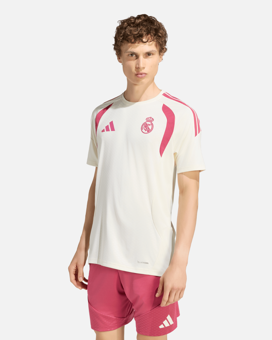FootkornerReal Madrid Trainingsshirt 2026/2027 - Beige/Rosa