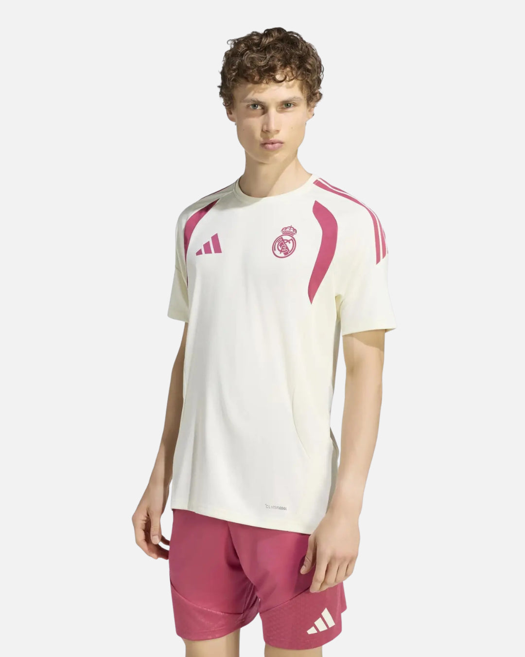 FootkornerReal Madrid Trainingsshirt 2026/2027 - Beige/Rosa