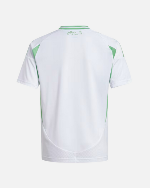 Maillot Domicile Algérie 2024/2025 Junior - Blanc/Vert - Footkorner