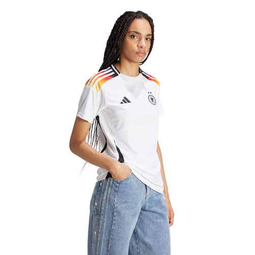 Germany Women's Home Shirt 2024 - White/Black - Footkorner