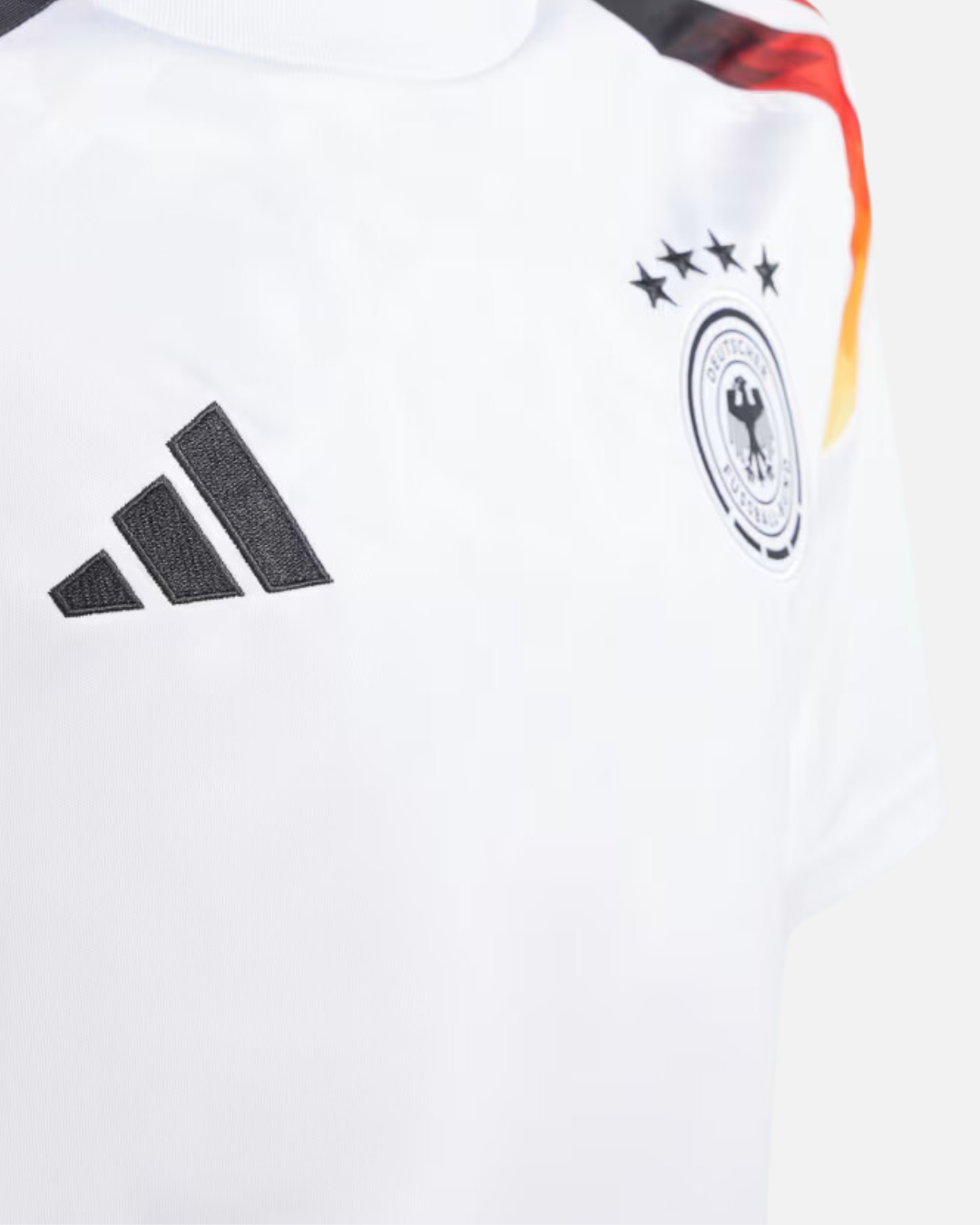 FootkornerCamiseta Alemania junior 1ª 2024 - Blanco/Negro/Rojo