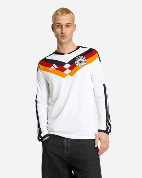 Camiseta de local Alemania manga larga 2026 - Blanco - Footkorner