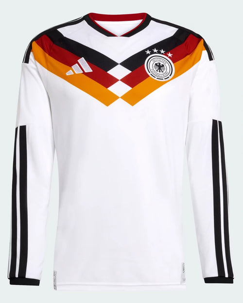 Camiseta de local Alemania manga larga 2026 - Blanco - Footkorner