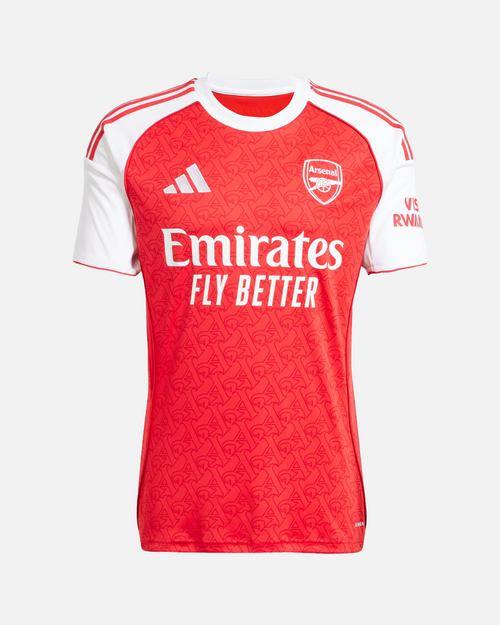 Maillot Domicile Arsenal 2025/2026 - Rouge/Blanc - Footkorner