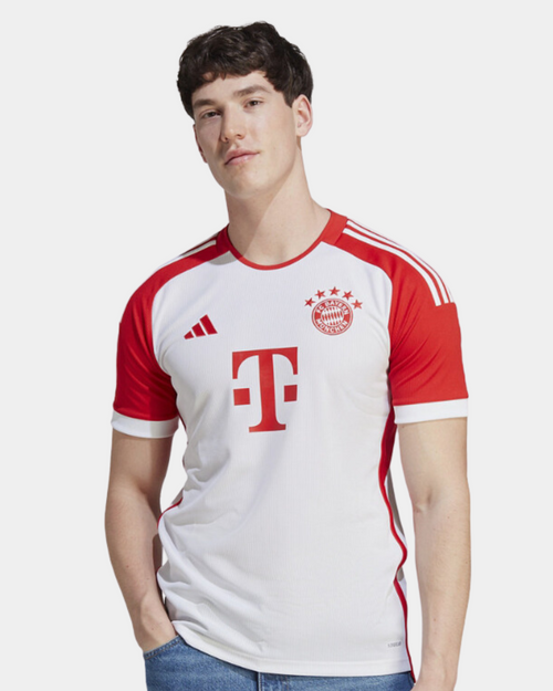 Maillot Domicile Bayern Munich - Blanc/Rouge - Footkorner