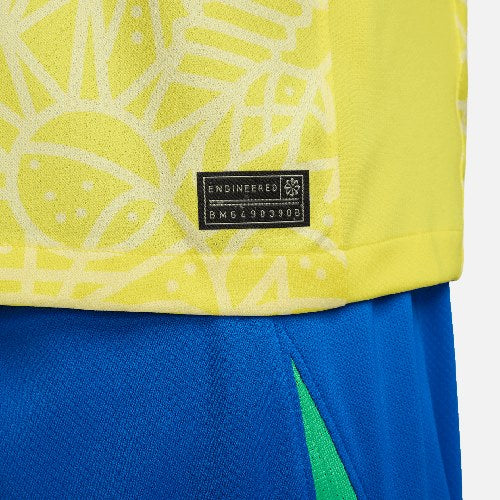 Maillot Domicile Brésil 2024 - Jaune - Footkorner
