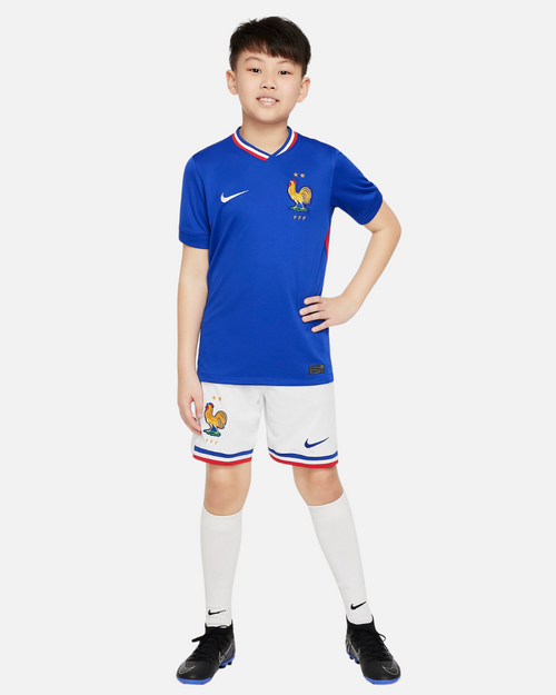 Maillot Domicile Equipe de France 2024 Enfant - Bleu - Footkorner