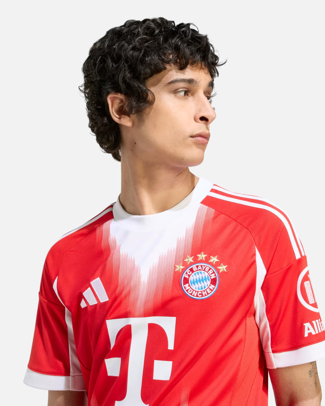 FootkornerFC Bayern Heimtrikot 2025/2026 - Rot/Weiß