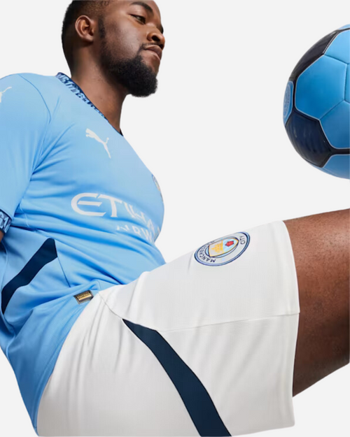 Maillot Domicile Manchester City - Bleu/Blanc - Footkorner