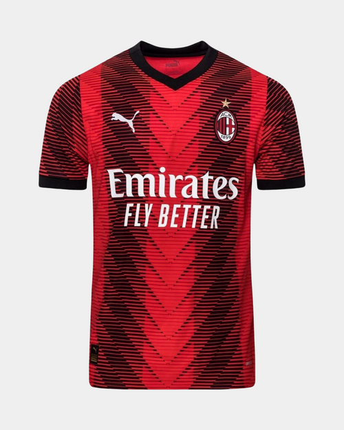 Maillot Domicile Milan AC - Rouge/Noir - Footkorner