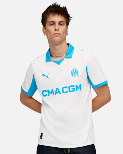 Maillot Domicile OM 2025/2026 - Blanc - Footkorner