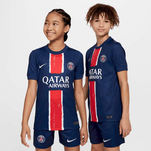Maillot Domicile PSG 2024/2025 Junior - Bleu/Rouge/Blanc - Footkorner