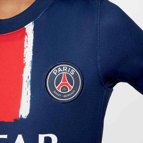 Maillot Domicile PSG 2024/2025 Junior - Bleu/Rouge/Blanc - Footkorner