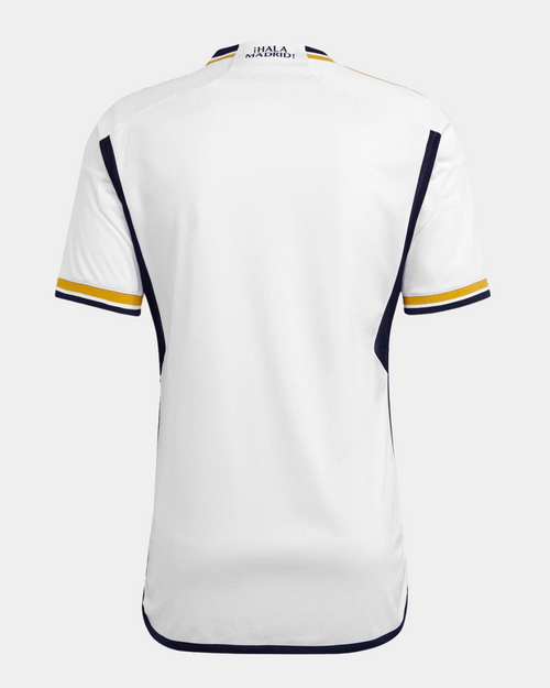 Maillot Domicile Real Madrid 2023/2024 - Blanc/Bleu/Orange - Footkorner