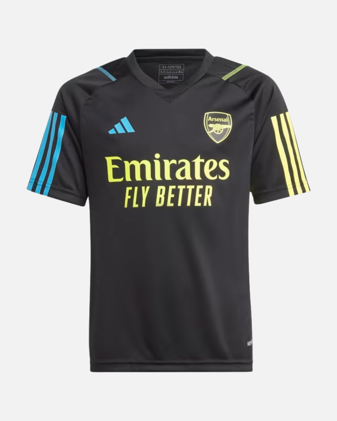 Arsenal Junior training shirt 2023/2024 - Black/Yellow/Blue