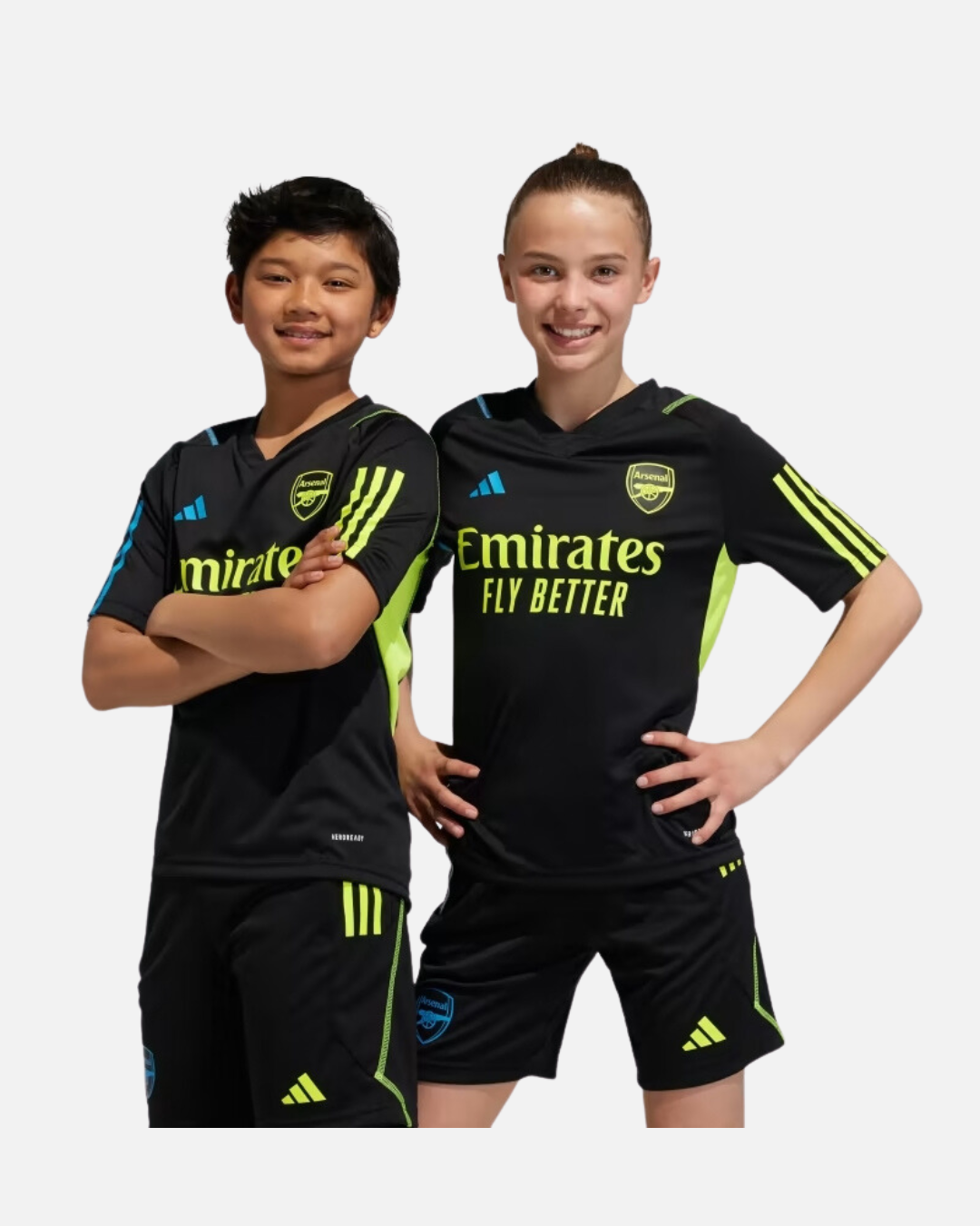 FootkornerCamiseta de entrenamiento Arsenal Junior 2023/2024 - Negro/Amarillo/Azul