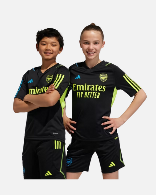 Camiseta de entrenamiento Arsenal Junior 2023/2024 - Negro/Amarillo/Azul - Footkorner