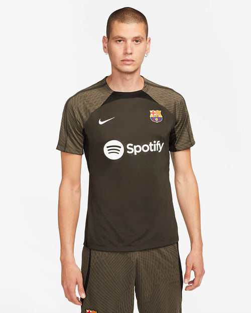 Maillot d'entrainement FC Barcelone - Kaki - Footkorner