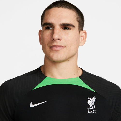 Liverpool Trainingsshirt - Schwarz/Grün/Weiß - Footkorner