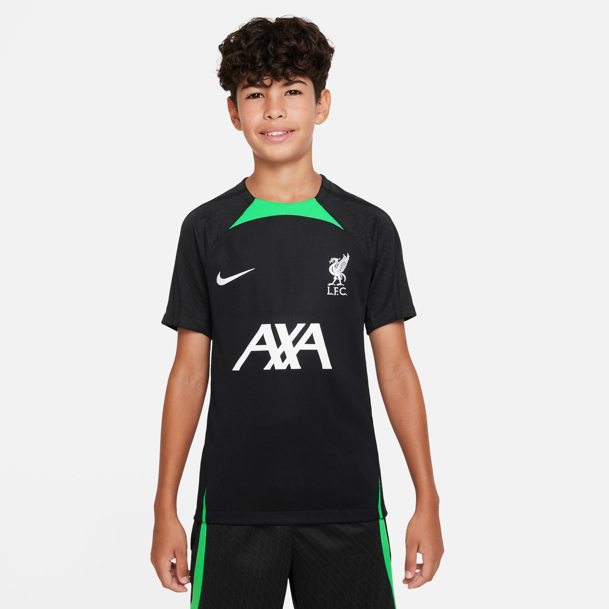 Liverpool Junior training jersey 2023/2024 - Black/Green/White