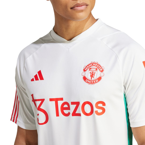 Manchester United Training Shirt - White/Red/Green - Footkorner