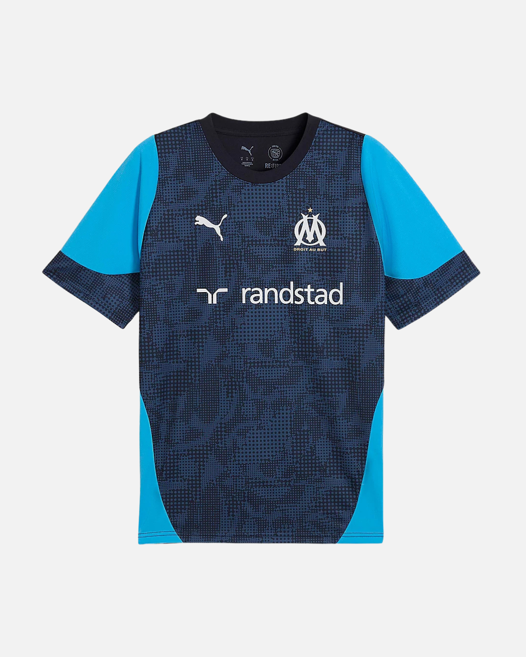 FootkornerMaillot d'entrainement OM 2025/206 - Noir/Bleu