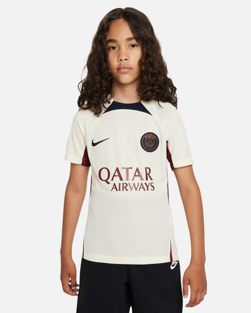 Maillot d'entrainement PSG Junior 2023/2024 - Beige/Rouge/Bleu - Footkorner