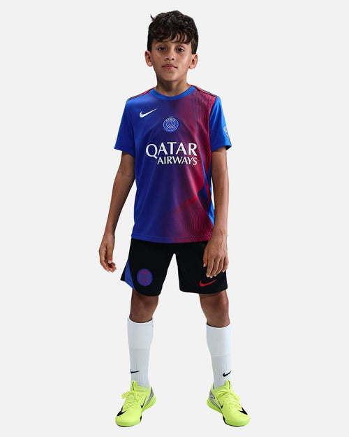 Maillot d'entraînement PSG Academy 2025/2026 Junior - Bleu/Rouge - Footkorner
