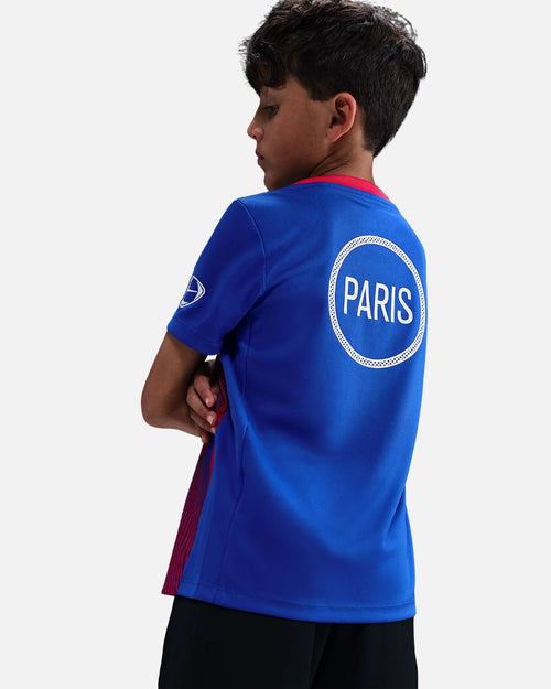 Maillot d'entraînement PSG Academy 2025/2026 Junior - Bleu/Rouge - Footkorner
