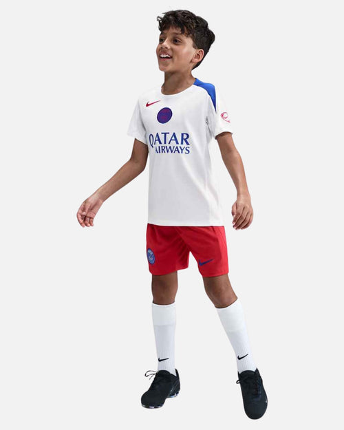 Maillot d'entraînement PSG Strike 2025/2026 Junior - Blanc - Footkorner