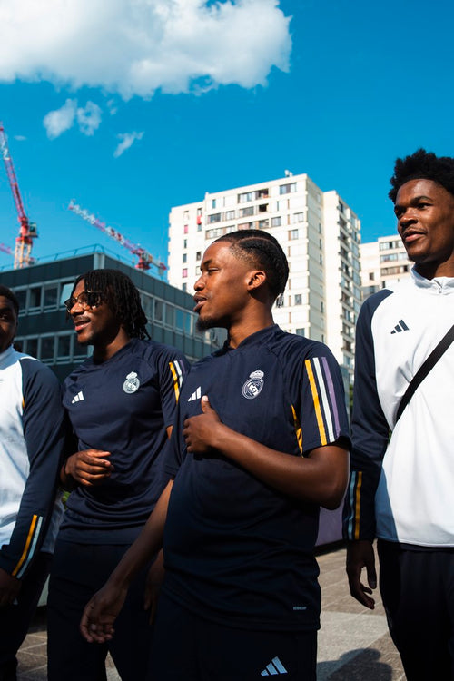 Real Madrid training shirt - Blue/Yellow - Footkorner