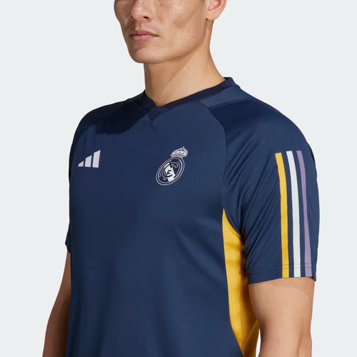 Real Madrid training shirt - Blue/Yellow - Footkorner