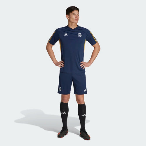 Real Madrid training shirt - Blue/Yellow - Footkorner