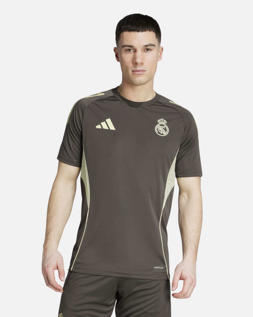 Real Madrid 2025/2026 Training Shirt - Khaki/Green - Footkorner