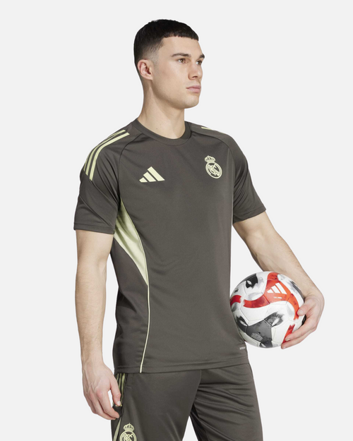 Real Madrid 2025/2026 Training Shirt - Khaki/Green - Footkorner