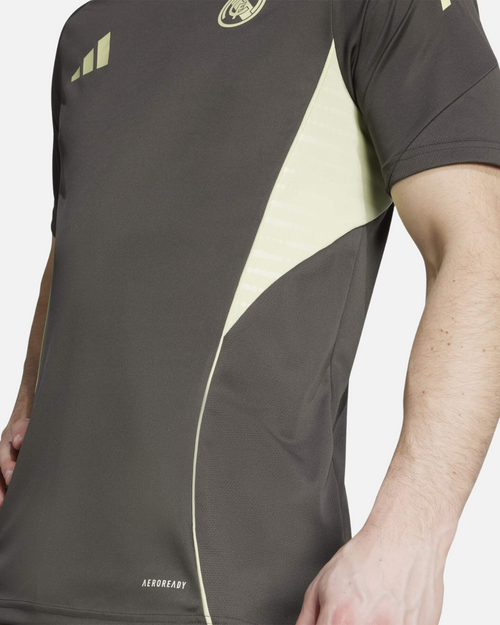 Real Madrid 2025/2026 Training Shirt - Khaki/Green - Footkorner