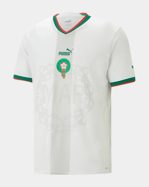 Maillot Extérieur Maroc 2022/2023 - Beige/Vert/Rouge - Footkorner