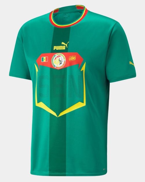 Maglia da trasferta del Senegal - Verde/Rosso/Giallo - Footkorner