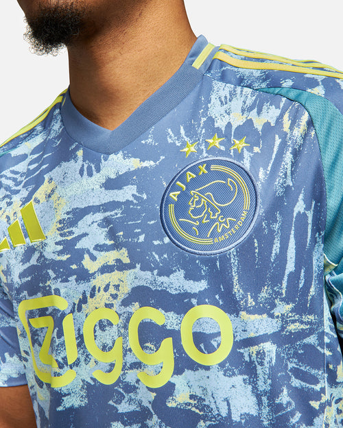 Camiseta Ajax Amsterdam Segunda 2024/2025 - Azul/Amarillo - Footkorner