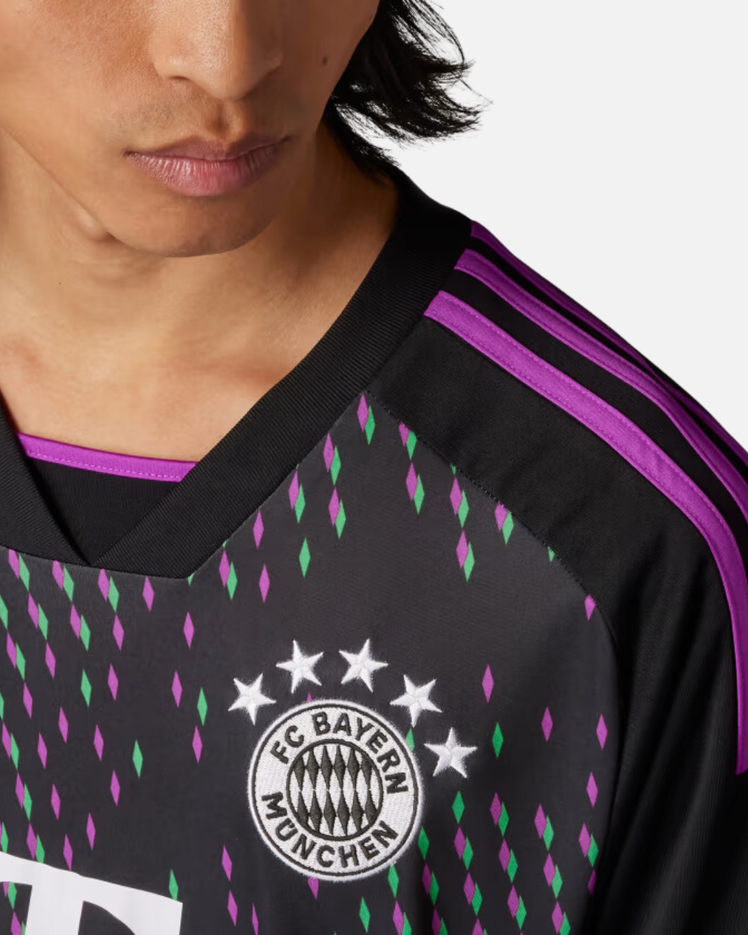 FootkornerBayern Auswärtstrikot 2023/2024 – Schwarz/Lila