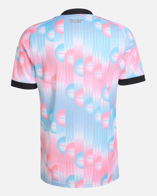 Camiseta visitante Bélgica 2026 - Azul/Rosa - Footkorner