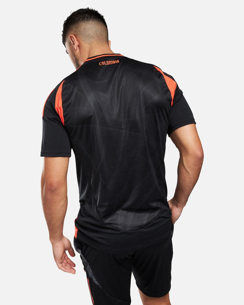 Maglia Colombia 2024 Away - Nera/Arancione - Footkorner