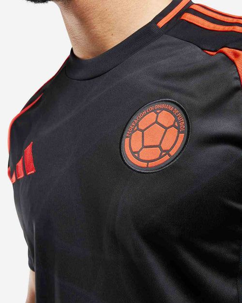 Maglia Colombia 2024 Away - Nera/Arancione - Footkorner