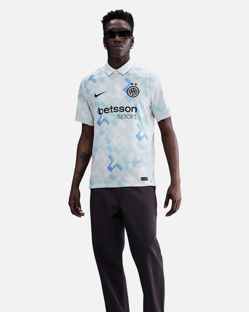 Maillot extérieur Inter Milan 2025/2026 - Blanc/Bleu - Footkorner